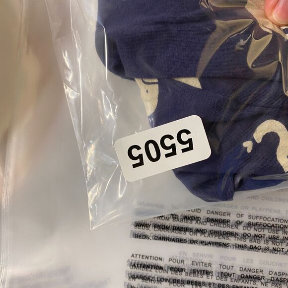 Forever 21 Top Women M Medium Blue Short Sleeve Cropped Tie Up Elephant Print - Picture 8 of 8